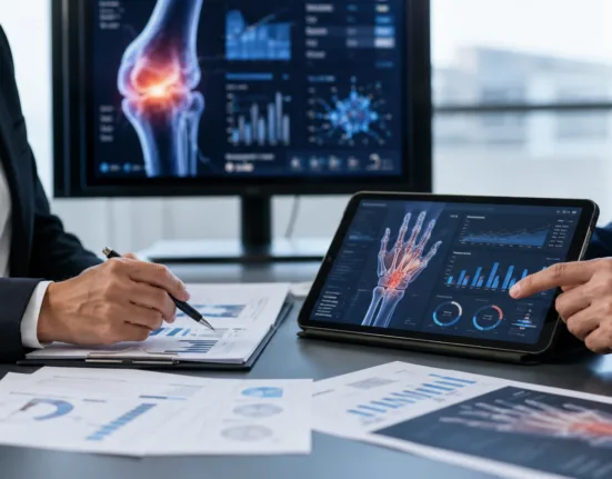 Representative image: Rheumatoid arthritis clinical strategy discussion, reflecting the Chemomab Therapeutics and Scipher Medicine merger to advance nebokitug in precision immunology.