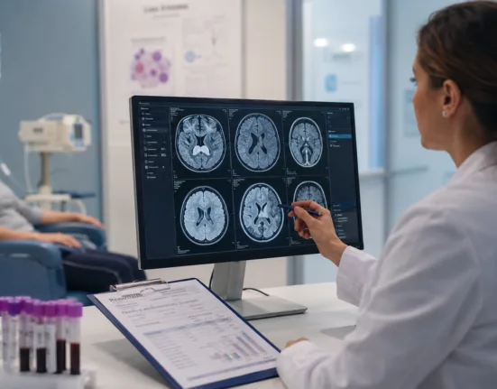 Curis reports expanded emavusertib clinical responses in relapsed or refractory primary central nervous system lymphoma, strengthening interest in the investigational combination treatment strategy. Representative image.