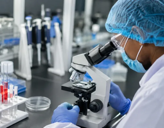 Laboratory research illustrates Decoy Therapeutics’ investigation of D-MAV antiviral candidates after reporting early in vitro activity against Ebola Zaire virus. Representative image.