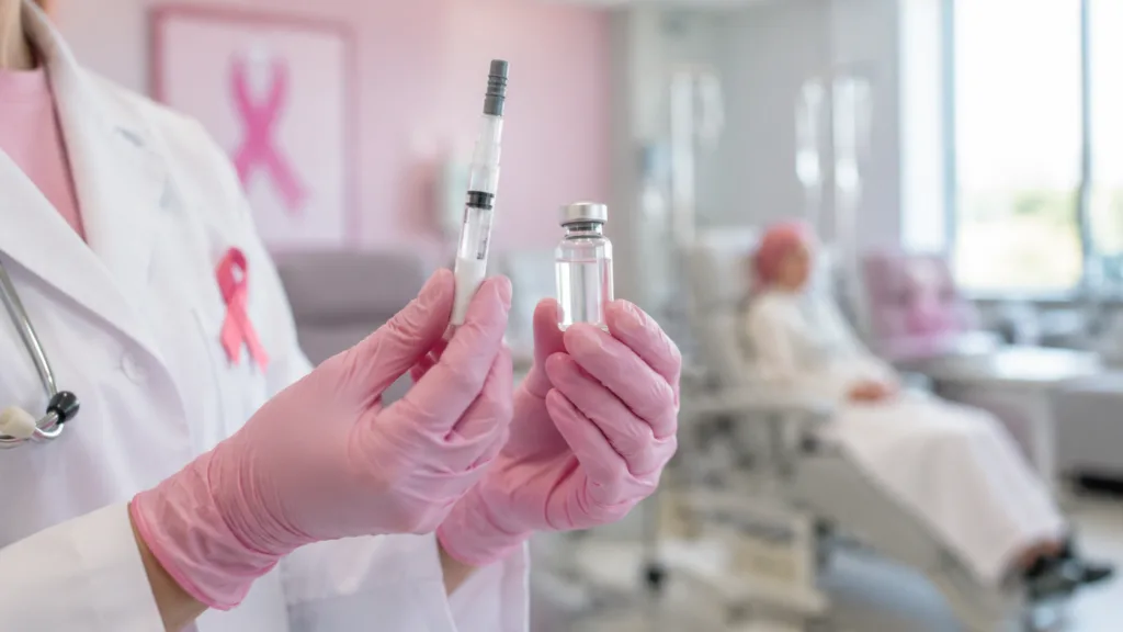 DifGen Pharmaceuticals’ investigational DFGN-101 programme is advancing toward clinical testing as a potential single-injection treatment approach for women with advanced or metastatic breast cancer. Representative image.