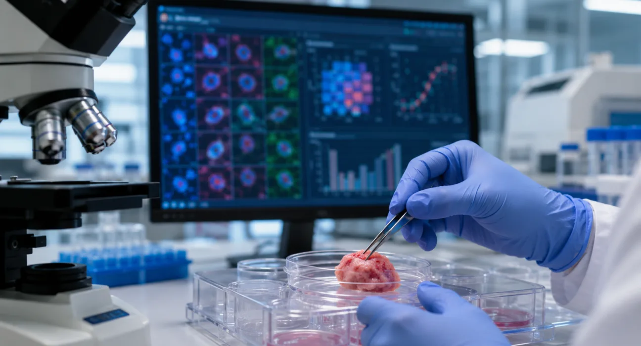 Representative image of live tumour profiling and cytotoxicity testing, illustrating how the Elephas elive platform could expand functional precision oncology beyond immunotherapy into targeted therapy response assessment. Representative image.