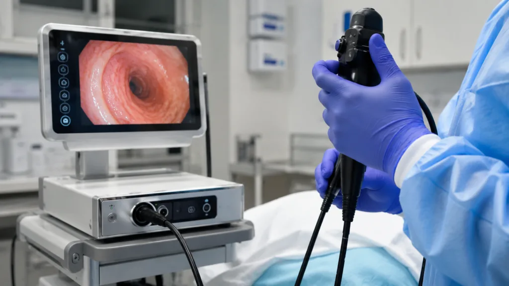 EvoEndo’s expansion of sedation-free endoscopy highlights growing interest in portable, single-use systems that could help gastroenterology programs broaden access to transnasal procedures. Representative image.