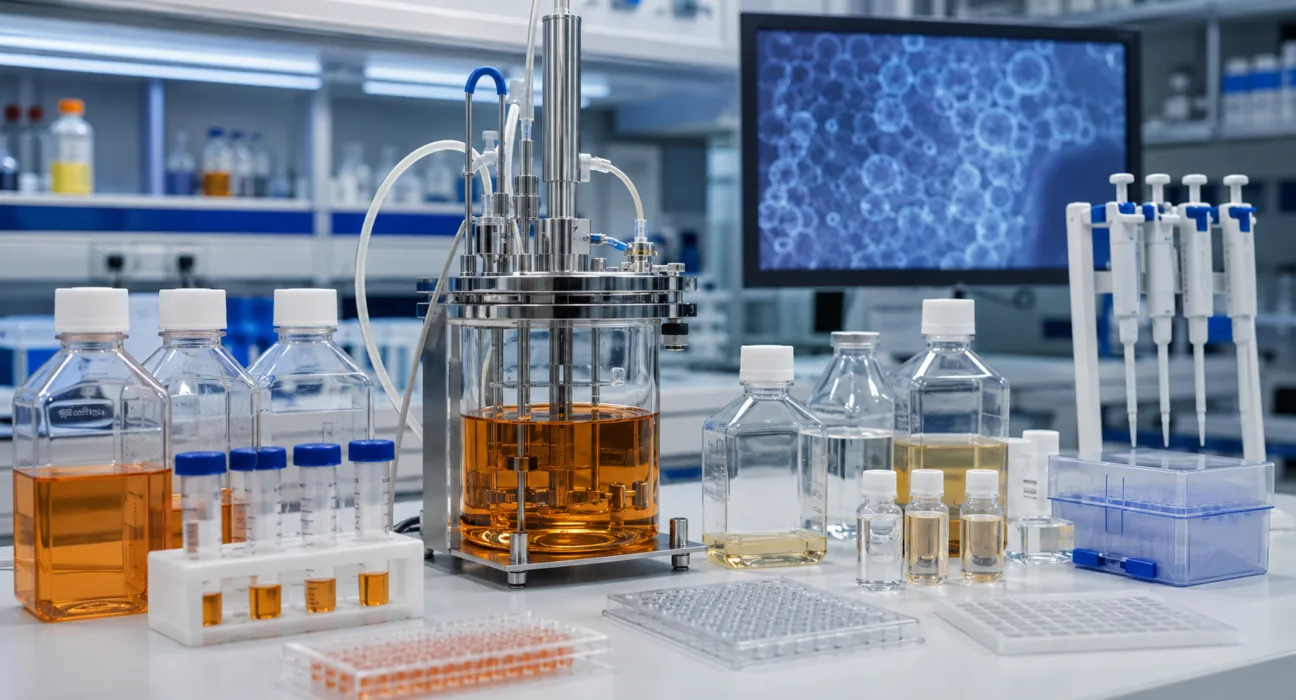 Evonik and evitria’s eviCHO Expression Kit targets faster, more consistent CHO-K1 protein production for early biologics research. Representative image.