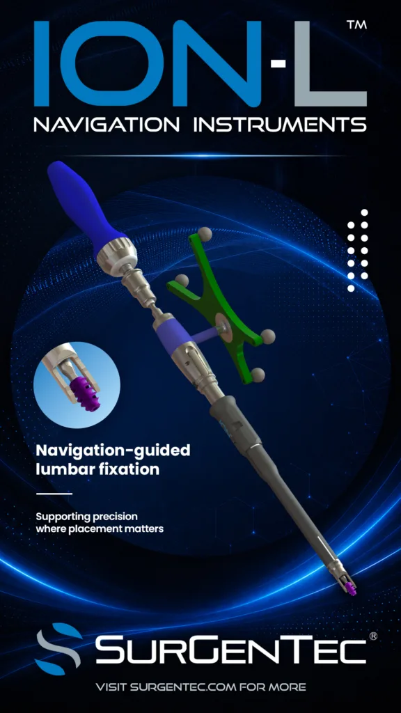 FDA clearance connects SurGenTec ION-L with Medtronic StealthStation workflow