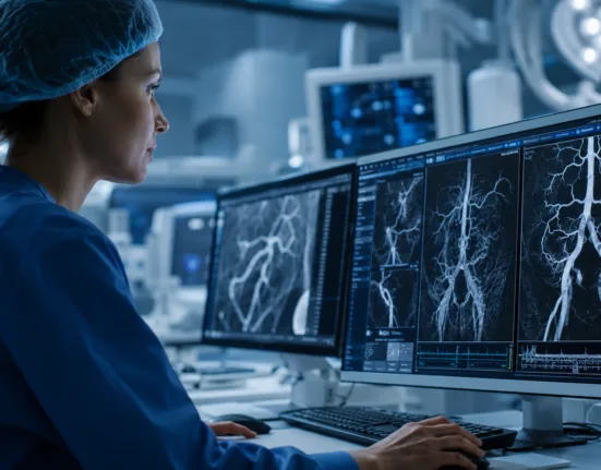 Digital critical care monitoring in a modern hospital setting, reflecting FIZE Medical’s European and UK commercial expansion after CE marking and UKCA certification for the FIZE kUO automated urine output system. Representative image.