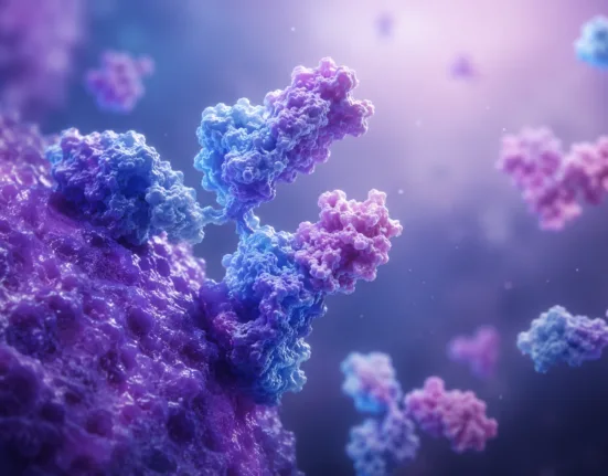A molecular illustration of antibody activity highlights argenx SE’s $2.2 billion acquisition of Forte Biosciences and the addition of investigational anti-CD122 antibody FB102 to its immunology pipeline. Representative image.