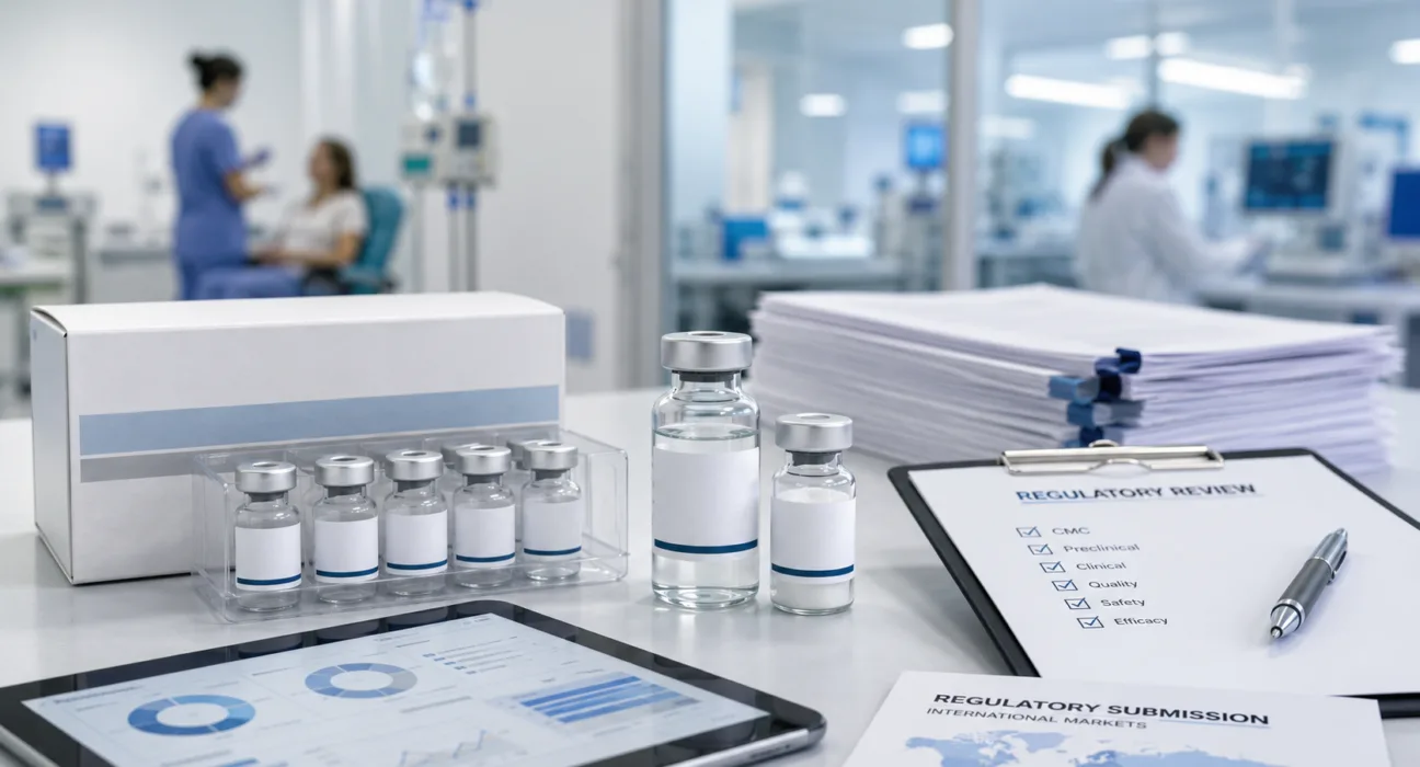 Fresenius Kabi’s PB016 vedolizumab biosimilar has entered FDA and EMA review, advancing a potential Entyvio competitor for ulcerative colitis and Crohn’s disease. Representative image.