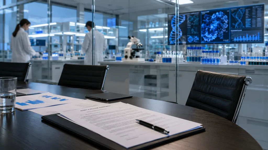 Canton Strategic Holdings’ $3.5 million seller-financed sale of Gravitas Life Sciences separates its clinical-stage biotechnology pipeline from its Canton Network-focused digital asset strategy. Representative image.