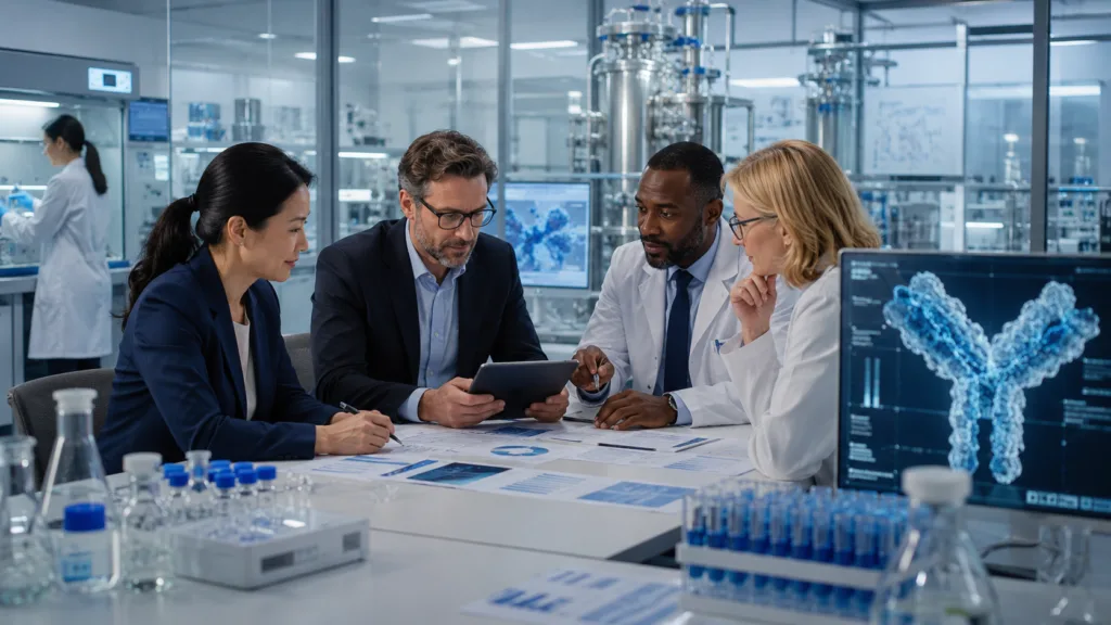 Harbour BioMed and Sinopharm’s strategic R&D consortium aims to connect antibody discovery, biologics development and manufacturing across oncology and inflammatory diseases. Representative image.