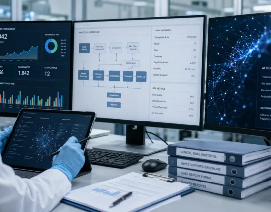 ICON’s collaboration with Anthropic aims to bring Claude-powered artificial intelligence into clinical trial planning, patient enrolment forecasting, protocol optimisation and study monitoring through the Orbis platform. Representative image.
