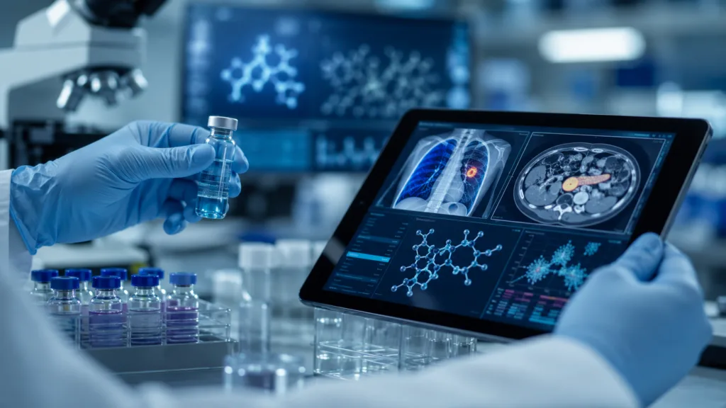 IDEAYA Biosciences is advancing IDE892 into monotherapy expansion as the investigational PRMT5 inhibitor targets MTAP-deleted lung and pancreatic cancers. Representative image.