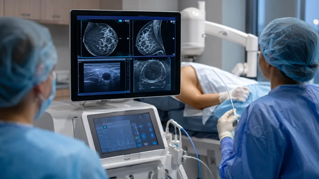 IceCure Medical’s ChoICE post-market study is evaluating the ProSense cryoablation system as a minimally invasive treatment option for eligible older patients with low-risk, early-stage breast cancer. Representative image.