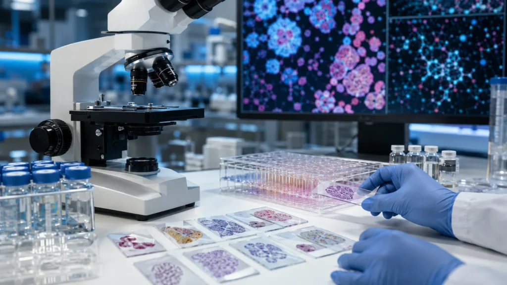 Incyte’s ESMO 2026 oncology programme will spotlight investigational treatments targeting pancreatic, colorectal and ovarian cancers. Representative image.