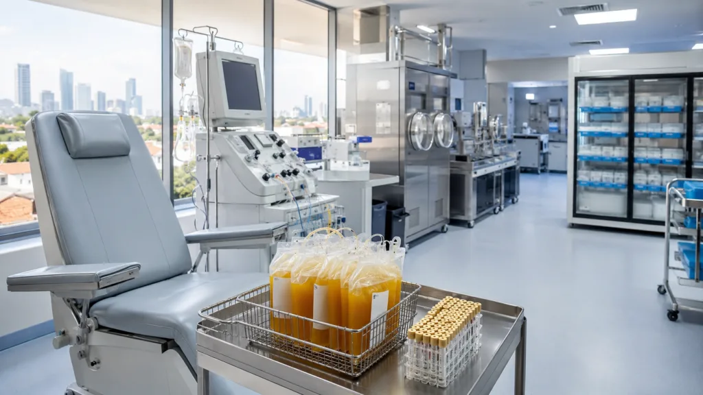 Representative image: Takeda Pharmaceutical Company Limited’s planned $30 million Indonesia plasma donation network aims to strengthen access to plasma-derived medicines while local manufacturing remains under review.