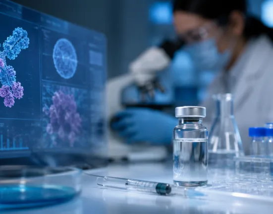 Kelun-Biotech’s investigational dual-payload antibody-drug conjugate SKB565 advances toward Phase 1/2 clinical testing for advanced solid tumors following a China clinical trial notice. Representative image.