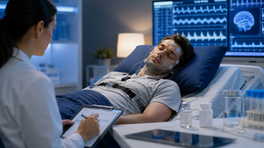 Lundbeck’s investigational orexin 2 receptor agonist Lu AH69593 has received FDA Fast Track designation as competition intensifies to develop new narcolepsy treatments targeting sleep-wake regulation. Representative image.