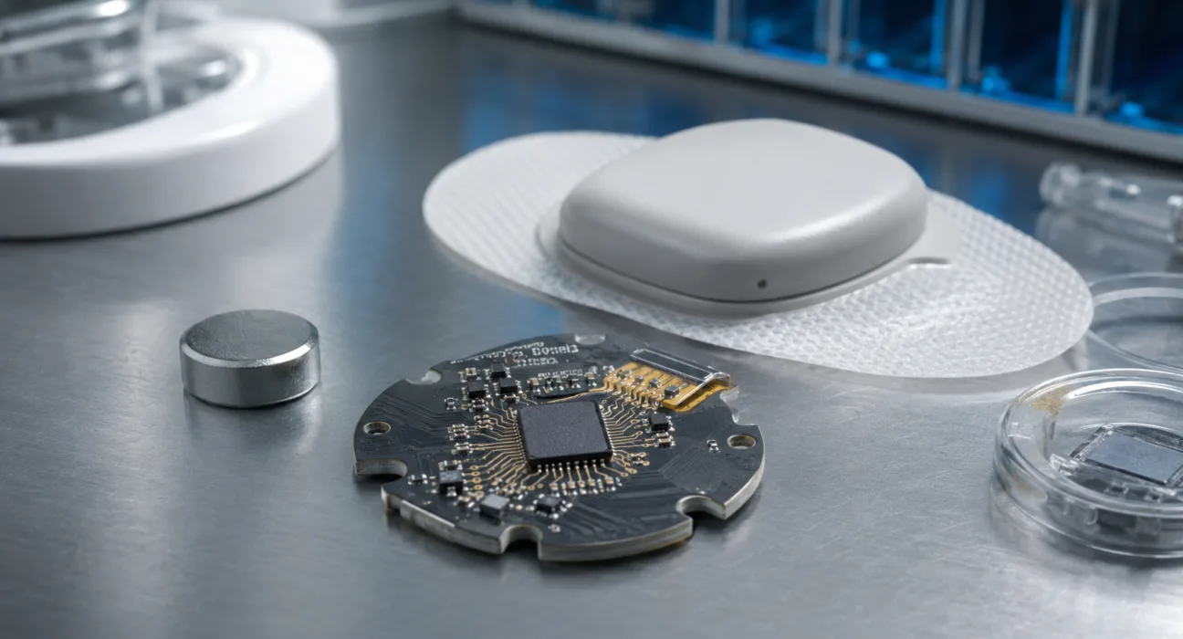 MultiDimension Technology’s TMR1370 ultra-low-power magnetic switch targets longer battery standby and greater design flexibility in continuous glucose monitoring devices. Representative image.