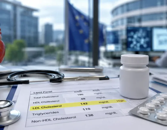 NewAmsterdam Pharma and Menarini Group have moved Ubeslo and Evlarco closer to European authorization after receiving a positive CHMP opinion for the obicetrapib cholesterol treatments, although final European Commission approval and cardiovascular outcomes data remain crucial. Representative image.