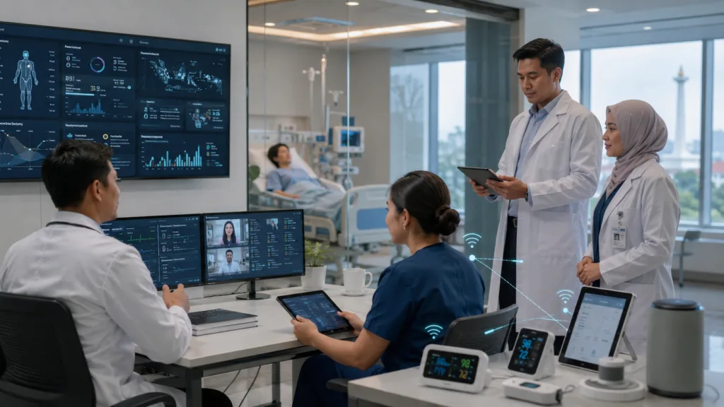 Orbiva and Articura plan to develop a localized healthcare AI and AIoT ecosystem supporting hospital data integration, remote patient monitoring and digital health services in Indonesia. Representative image.