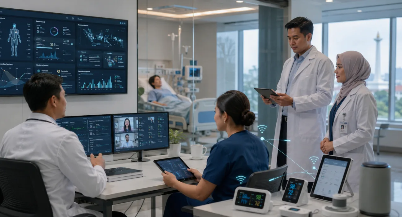 Orbiva and Articura plan to develop a localized healthcare AI and AIoT ecosystem supporting hospital data integration, remote patient monitoring and digital health services in Indonesia. Representative image.