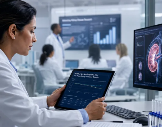 Otsuka’s VOYXACT Phase 3 VISIONARY trial is moving into a decisive stage as two-year eGFR results assess whether sibeprenlimab can preserve kidney function in adults with IgA nephropathy. Representative image.