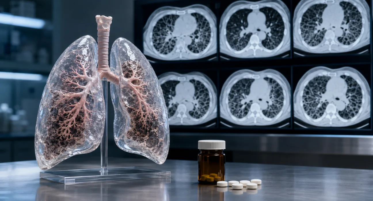 Representative image: Celea Therapeutics has dosed the first patient in the Phase 3 SURPASS-IPF trial testing deupirfenidone against pirfenidone for idiopathic pulmonary fibrosis.