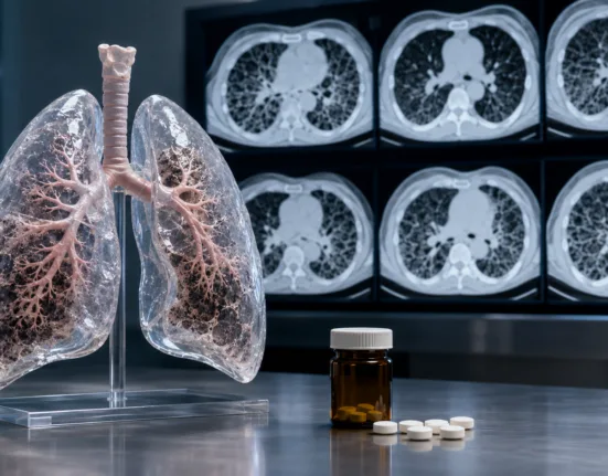 Representative image: Celea Therapeutics has dosed the first patient in the Phase 3 SURPASS-IPF trial testing deupirfenidone against pirfenidone for idiopathic pulmonary fibrosis.