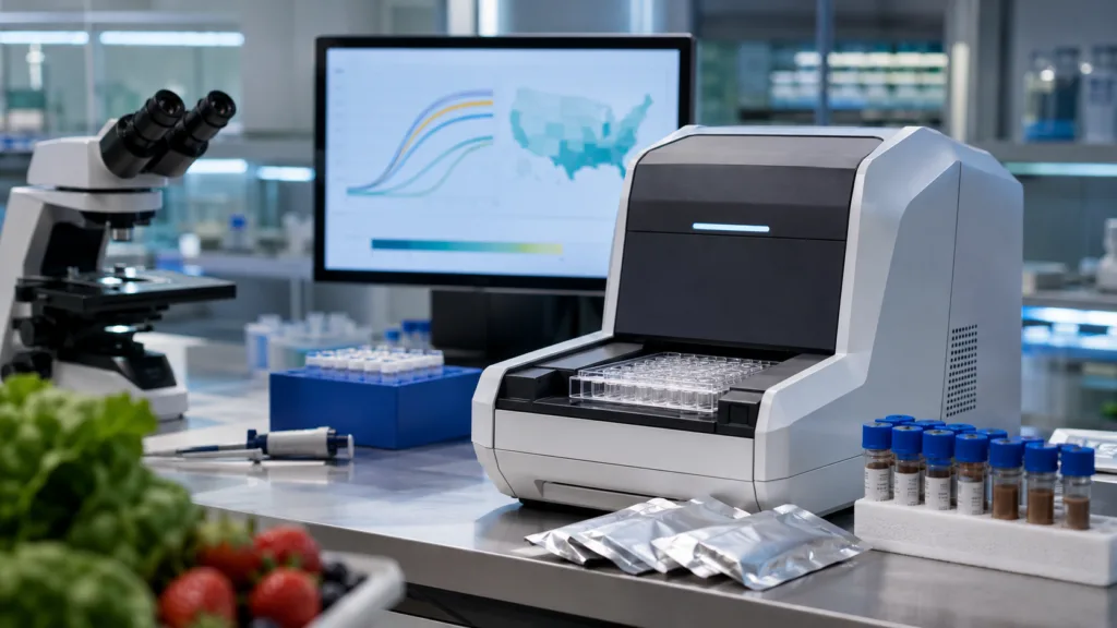 Molecular diagnostic testing moves into focus as QIAGEN highlights its FDA-cleared QIAstat-Dx Gastrointestinal Panel 2 amid rising U.S. Cyclospora cases. Representative image.