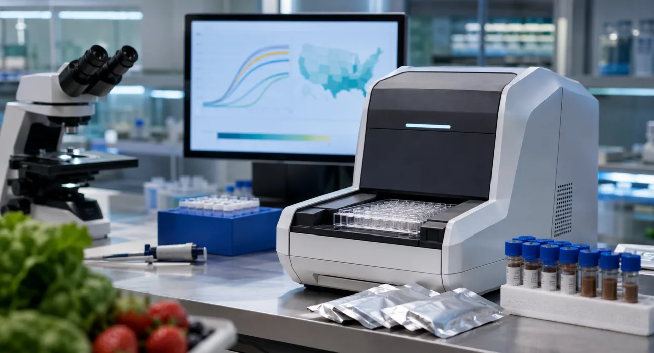 Molecular diagnostic testing moves into focus as QIAGEN highlights its FDA-cleared QIAstat-Dx Gastrointestinal Panel 2 amid rising U.S. Cyclospora cases. Representative image.