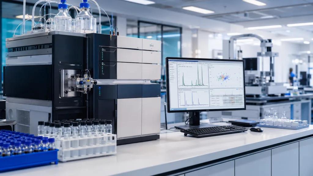 SCIEX’s ExionLC MD and clinical SCIEX OS platform aim to accelerate LC-MS/MS testing by automating data review, managing analytical exceptions and streamlining clinical laboratory workflows. Representative image.
