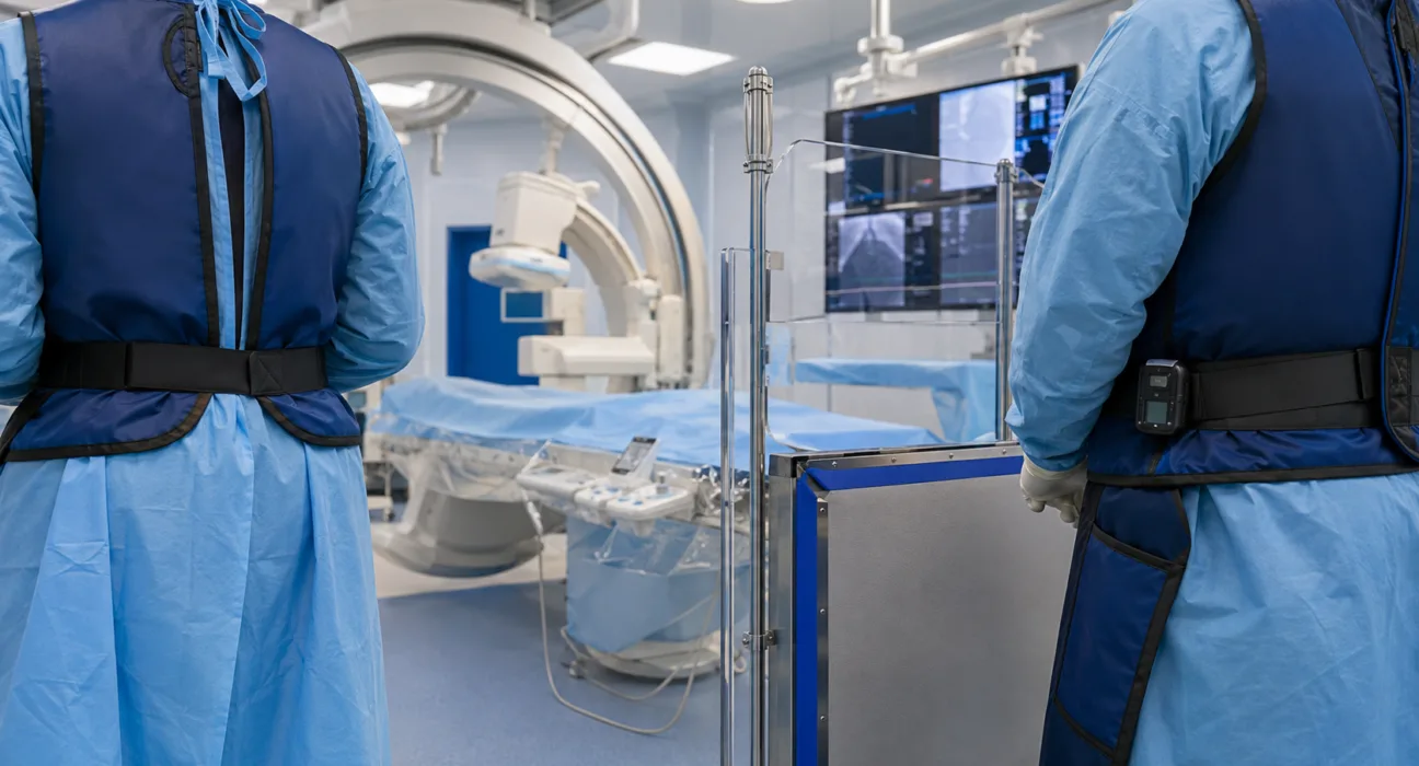 Salus Scientific gains strategic momentum as six medical societies push enhanced radiation protection adoption across fluoroscopy and catheterisation laboratories. Representative image.