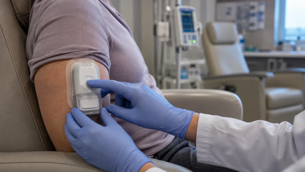 Sanofi’s Sarclisa Escena wins FDA approval for delivery through the CirCLIQ on-body injector, expanding wearable cancer treatment options for multiple myeloma. Representative image.