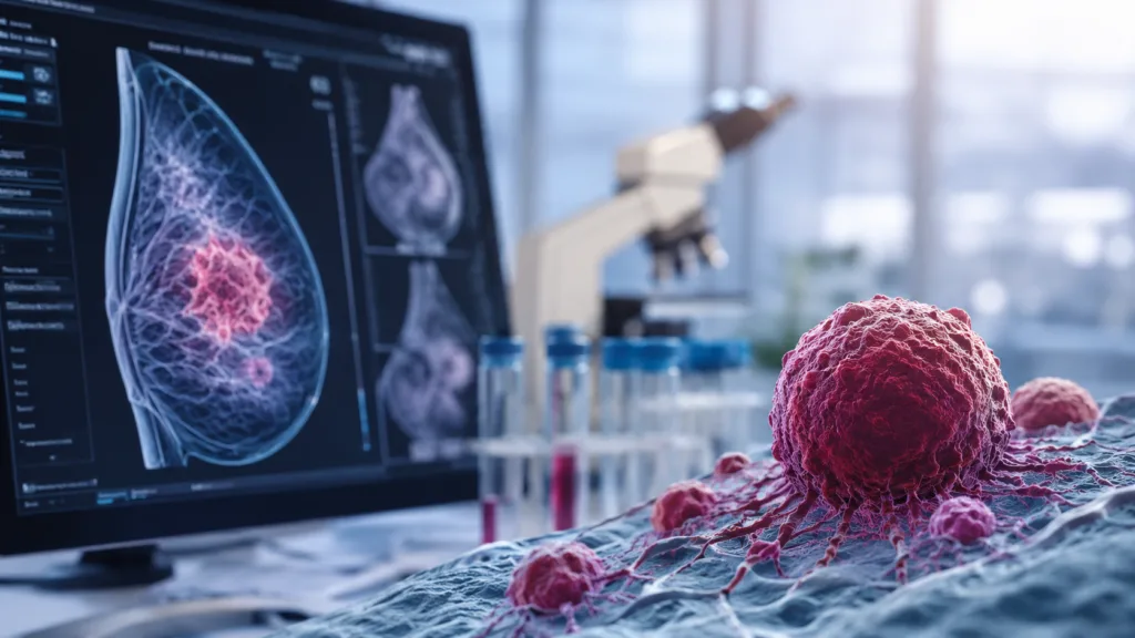 Datroway’s European Union approval expands first-line treatment options for patients with unresectable or metastatic triple-negative breast cancer who are not candidates for immunotherapy, following an overall survival benefit in the Phase 3 TROPION-Breast02 trial. Representative image.