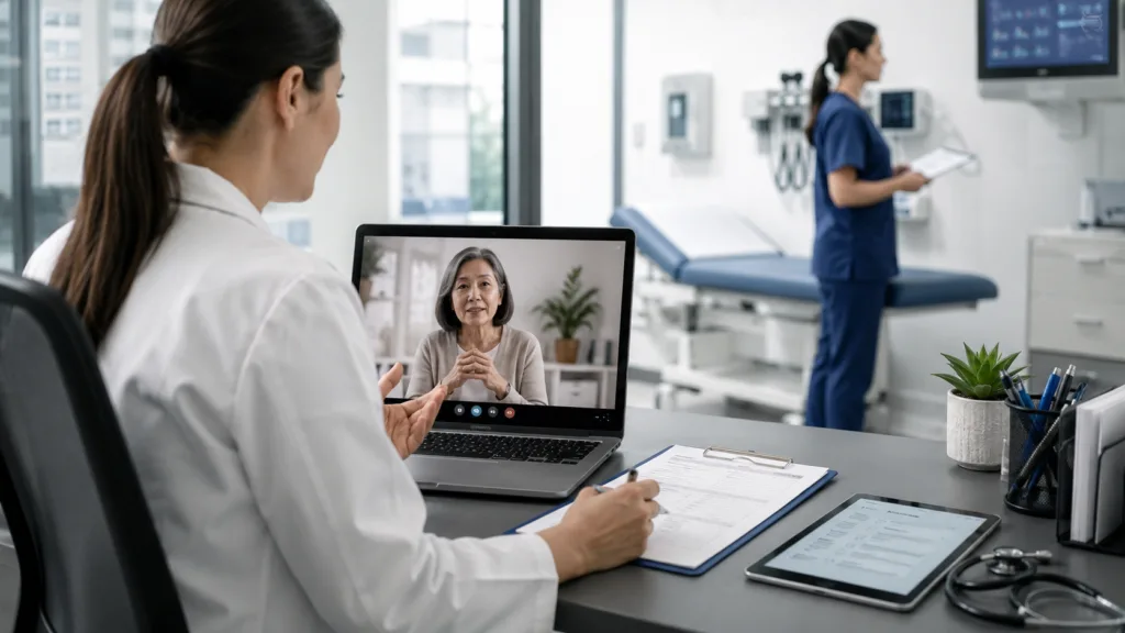 Teladoc Health Canada’s Accreditation Canada Primer Award highlights the growing focus on quality, safety and governance standards across virtual and hybrid healthcare delivery. Representative image.