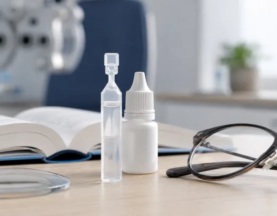 Tenpoint Therapeutics is seeking MHRA authorisation for Yuvezzi, a once-daily dual-agent presbyopia eye drop for blurry close-up vision in adults. Representative image.