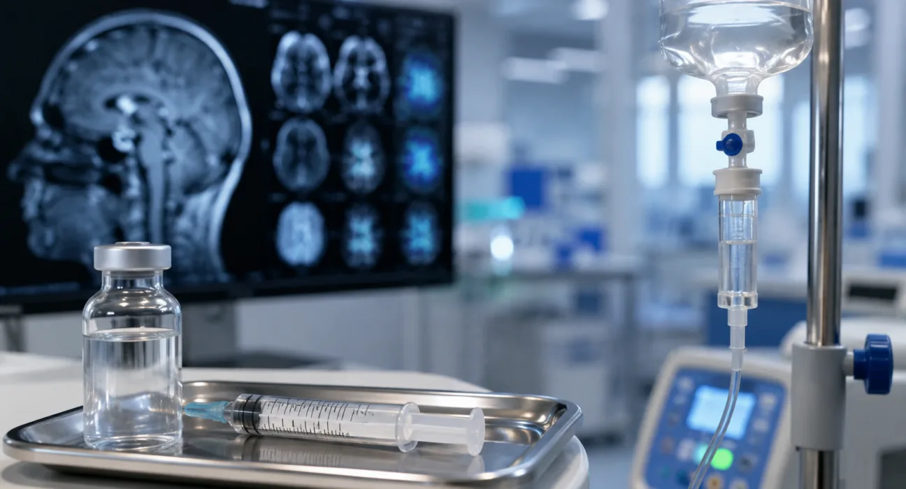 Teva Pharmaceutical Industries and Polpharma Biologics are advancing PB018, a proposed Ocrevus biosimilar for multiple sclerosis, under a global licensing agreement covering major pharmaceutical markets. Representative image.