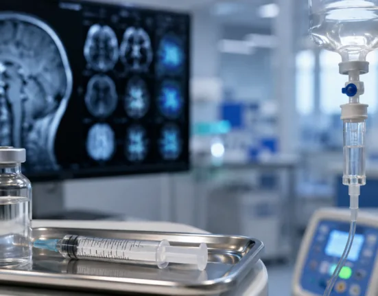 Teva Pharmaceutical Industries and Polpharma Biologics are advancing PB018, a proposed Ocrevus biosimilar for multiple sclerosis, under a global licensing agreement covering major pharmaceutical markets. Representative image.