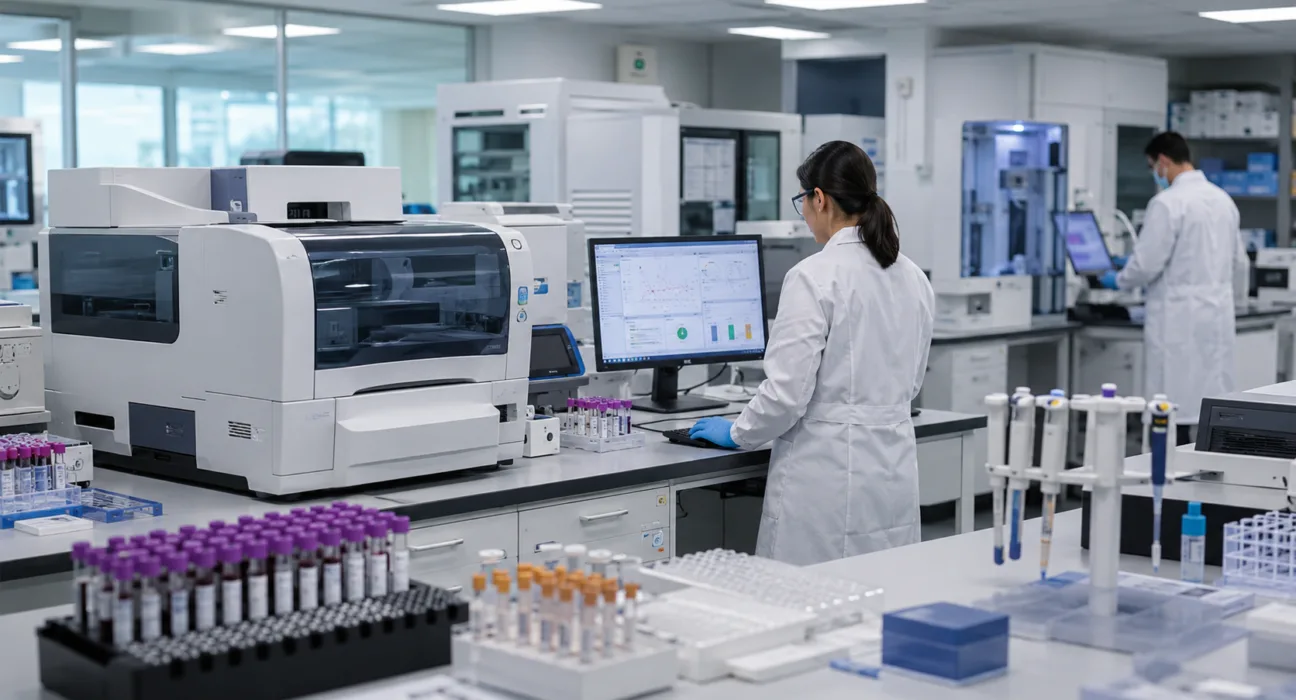 Thermo Fisher Scientific’s ADLM 2026 showcase highlights integrated diagnostic testing, laboratory automation, quality controls and digital workflows designed to support modern clinical laboratories. Representative image.