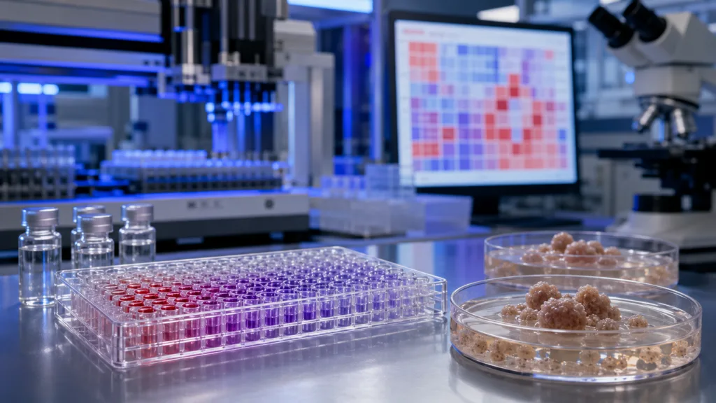 Tract Bio’s TP101 and stemECHO research targets drug-resistant cancer stem cells through preclinical combination testing and functional precision medicine screening. Representative image.