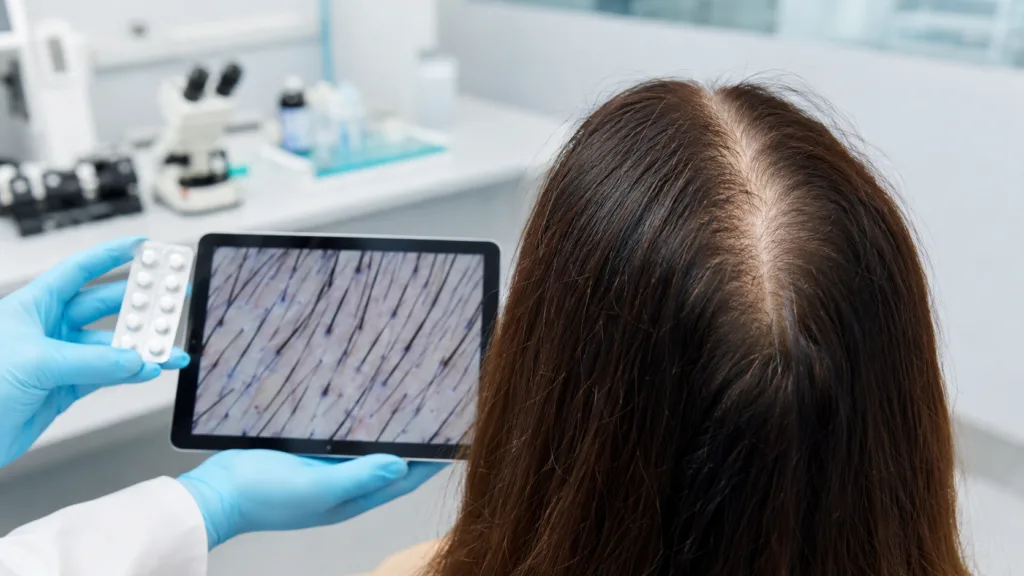 Veradermics’ Study 207 results could offer early insight into VDPHL01’s efficacy, dose response and safety in women with pattern hair loss. Representative image.