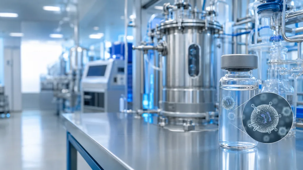 eXmoor Pharma and Evox Therapeutics complete an exosome gene-editing technology transfer supporting future manufacturing of the MSH3-targeted Huntington’s disease programme. Representative image.