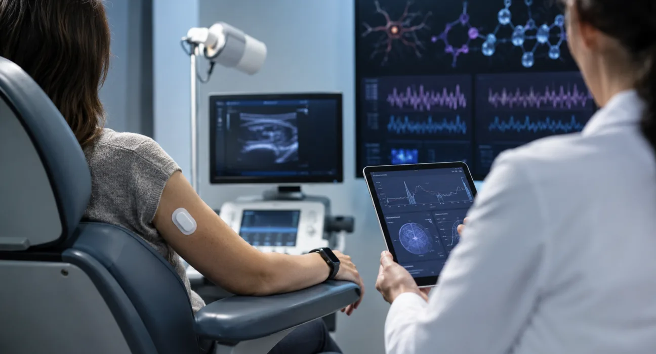 Adaptyx Biosciences and Attune Neurosciences are studying whether wearable molecular sensing and neuromodulation data can help identify objective biomarkers linked to chronic pain and treatment response. Representative image.