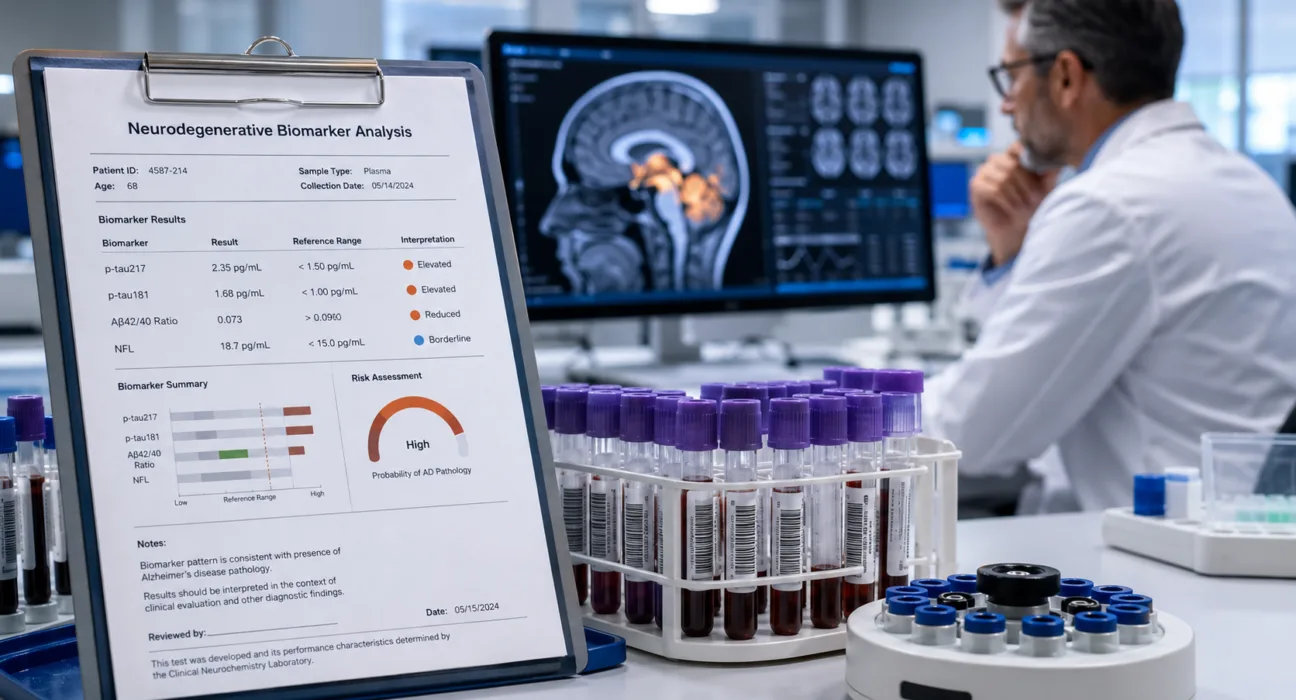 Alzheimer’s blood tests are moving into clinical practice as biomarkers such as phosphorylated tau improve diagnostic accuracy, but assay differences and laboratory quality could determine how widely the technology is trusted. Representative image.