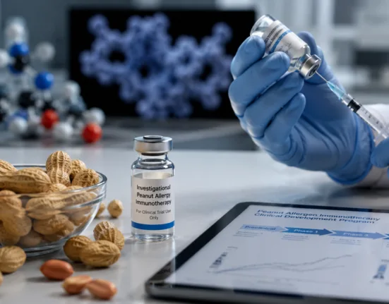Aravax’s PVX108 peptide immunotherapy is being developed to retrain peanut-specific immune responses without using whole peanut proteins, as FDA Fast Track status sharpens attention on upcoming Phase 2 results. Representative image.