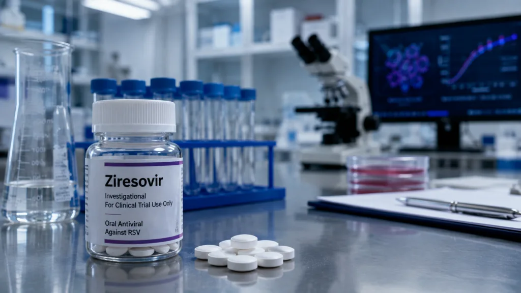ArkBio’s FDA-authorized Phase 2 trial of ziresovir will test whether the experimental oral RSV antiviral can shorten oxygen dependence and speed recovery in severely ill hospitalized infants. Representative image.