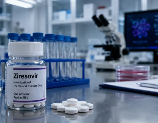 ArkBio’s FDA-authorized Phase 2 trial of ziresovir will test whether the experimental oral RSV antiviral can shorten oxygen dependence and speed recovery in severely ill hospitalized infants. Representative image.