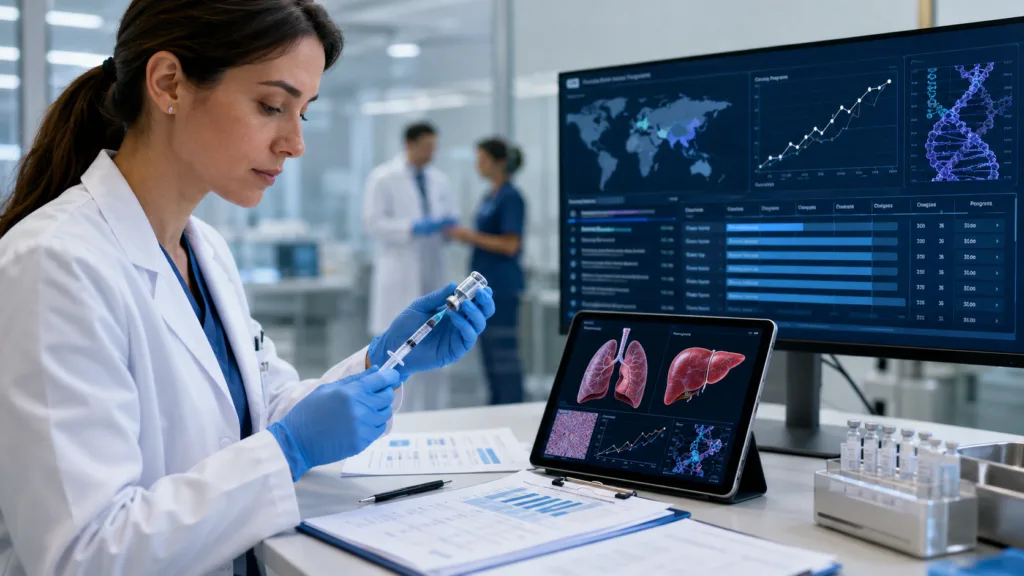 Beam Therapeutics has begun dosing the global pivotal cohort of BEAM-302, advancing a one-time in vivo base-editing therapy designed to address both lung and liver disease in severe alpha-1 antitrypsin deficiency. Representative image.