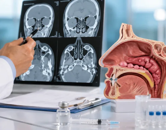 Belenos Biosciences’ BEL512 has delivered positive Phase 2 results in chronic rhinosinusitis with nasal polyps, supporting further development of the long-acting bispecific antibody as the company prepares for Phase 3 testing. Representative image.
