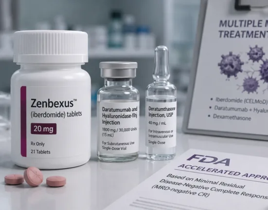 Bristol Myers Squibb’s Zenbexus has received accelerated U.S. Food and Drug Administration approval for previously treated multiple myeloma, making iberdomide the first CELMoD therapy to reach the U.S. market. Representative image.