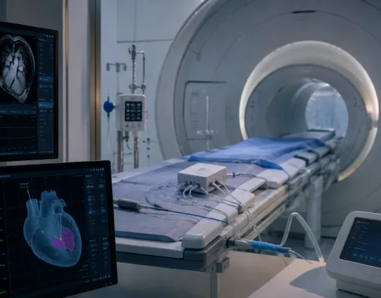 Interventional MRI technology is bringing cardiac procedures into the 1.5-tesla MRI environment, advancing efforts to replace indirect X-ray guidance with real-time tissue visualization during complex heart interventions. Representative image.
